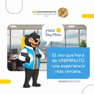 Minu: el oso que representa el espíritu UNIMINUTO